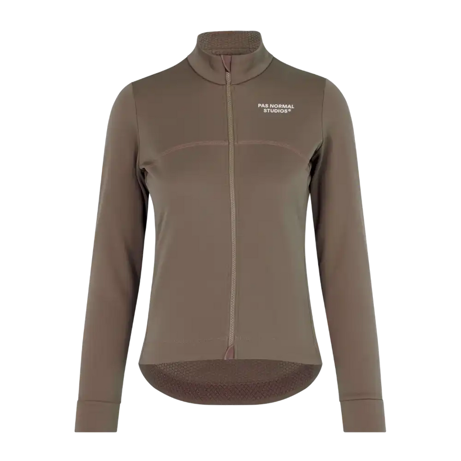 Pas Normal Studios Women's Essential Thermal Long Sleeve Jersey - Ash Brown