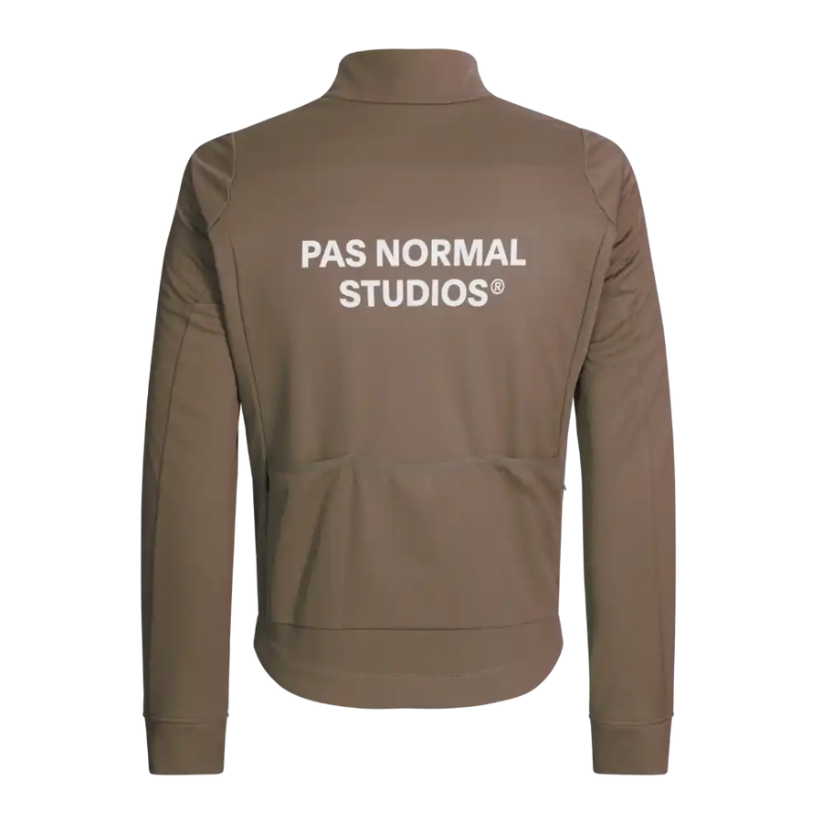 Pas Normal Studios Men's Essential Thermal Long Sleeve Jersey - Ash Brown