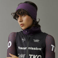 Pas Normal Studios T.K.O. Thermal Headband - Dark Purple Transmission