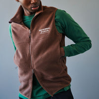 Pas Normal Studios Off-Race Fleece Vest - Bronze