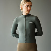 Pas Normal Studios Women's Mechanism Long Sleeve Jersey - Dark Moss