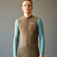 Pas Normal Studios Men's Mechanism Long Sleeve Jersey - Dusty Blue / Dark Stone