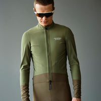 Pas Normal Studios Men's Mechanism Thermal Jacket - Army Green / Dark Stone