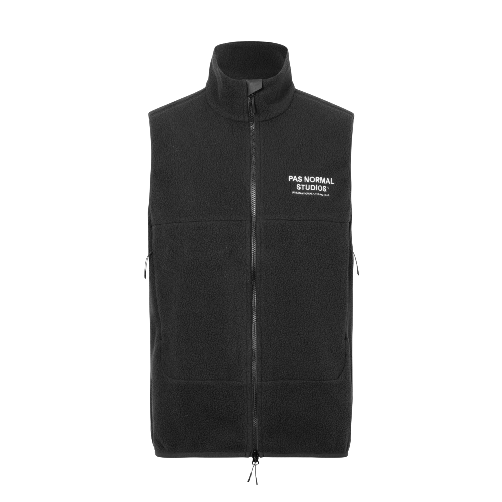 Pas Normal Studios Off-Race Fleece Vest - Black