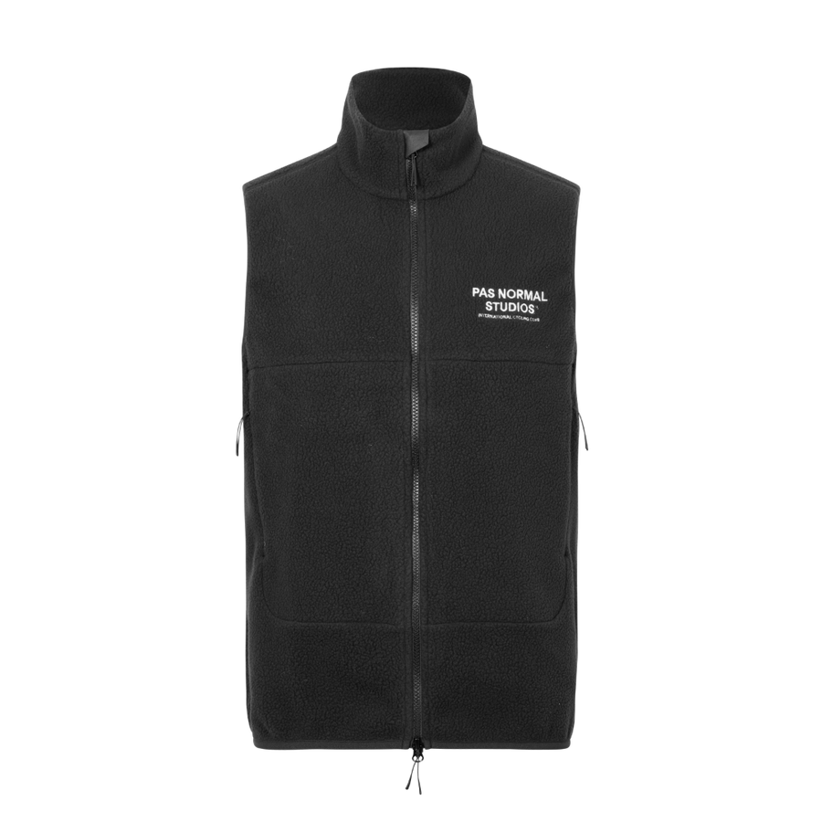 Pas Normal Studios Off-Race Fleece Vest - Black