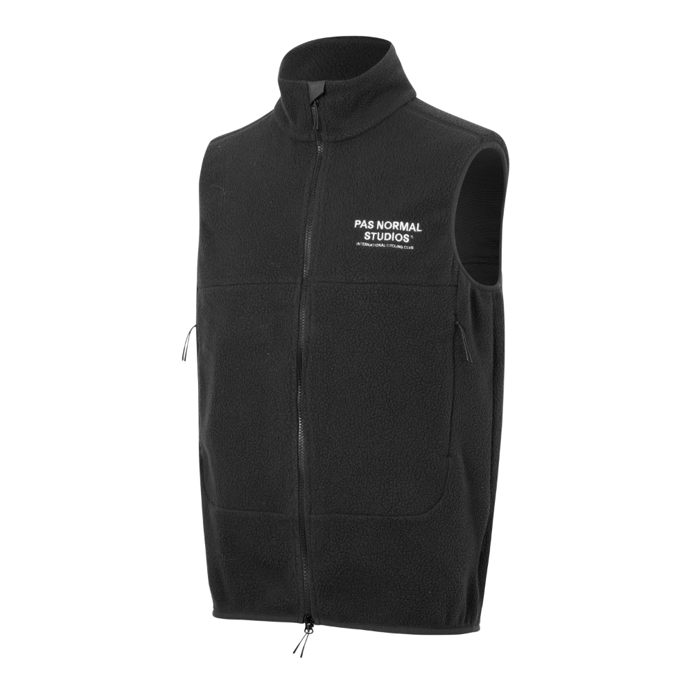 Pas Normal Studios Off-Race Fleece Vest - Black