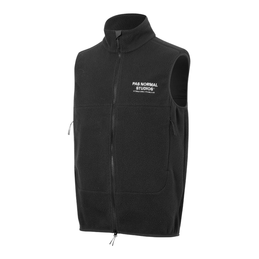 Pas Normal Studios Off-Race Fleece Vest - Black