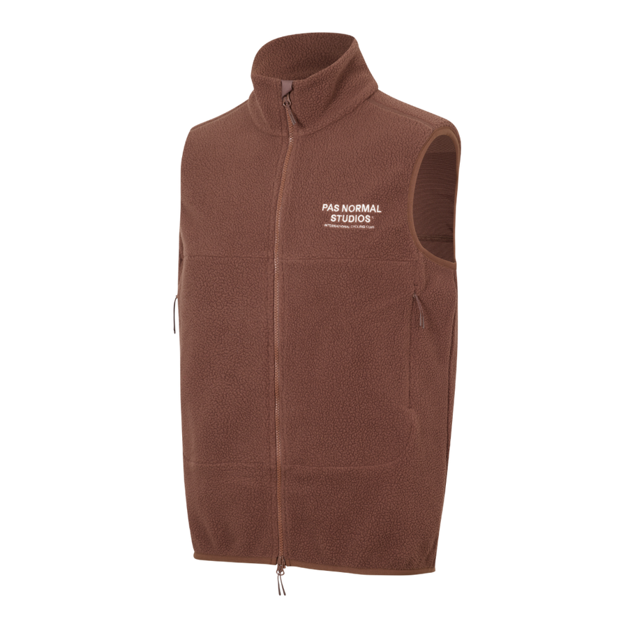 Pas Normal Studios Off-Race Fleece Vest - Bronze