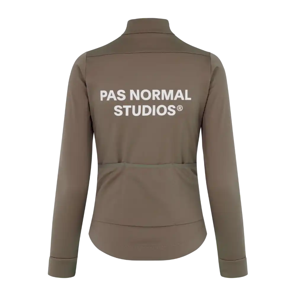 Pas Normal Studios Essential Thermal langærmet trøje til kvinder - Ash Brown