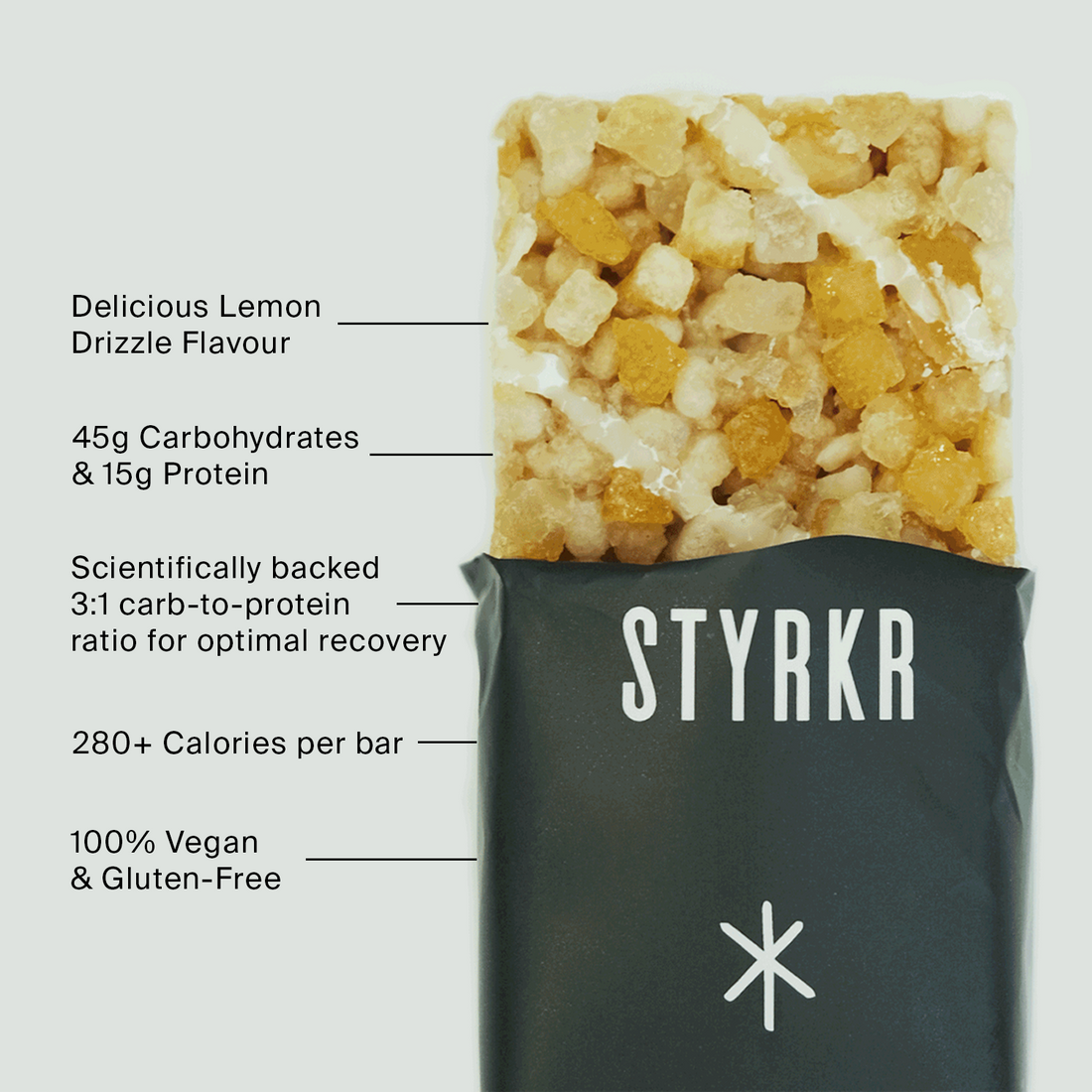 Styrkr Bar+ - Lemon Drizzle