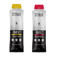 Styrkr GEL50 Dual-Carb Energy Gel - Taste box