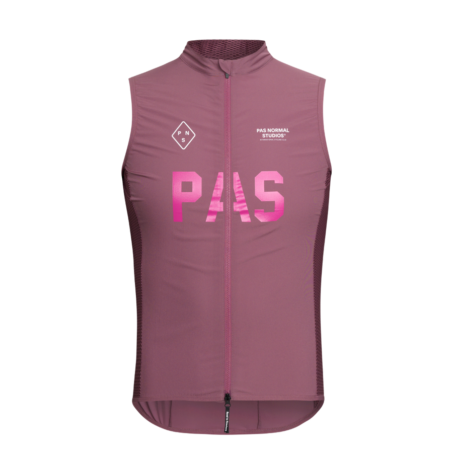 Pas Normal Studios Men's PAS Mechanism Stow Away Gilet - Mauve