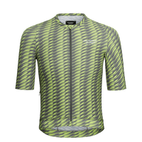 Pas Normal Studios Men's Solitude Jersey - Dark Moss / Lime Green