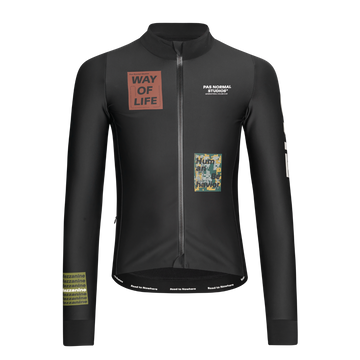 Pas Normal Studios Men's T.K.O. Mechanism Thermal Long Sleeve Jersey - Black