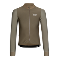 Pas Normal Studios Men's Mechanism Thermal Long Sleeve Jersey - Earth / Dark Stone