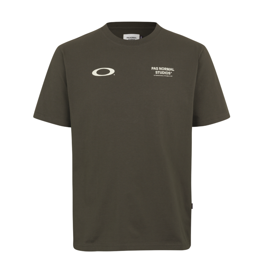 Pas Normal Studios X Oakley Off-Race Logo T-shirt - Black Olive