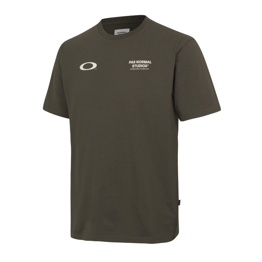 Pas Normal Studios X Oakley Off-Race Logo T-shirt - Black Olive