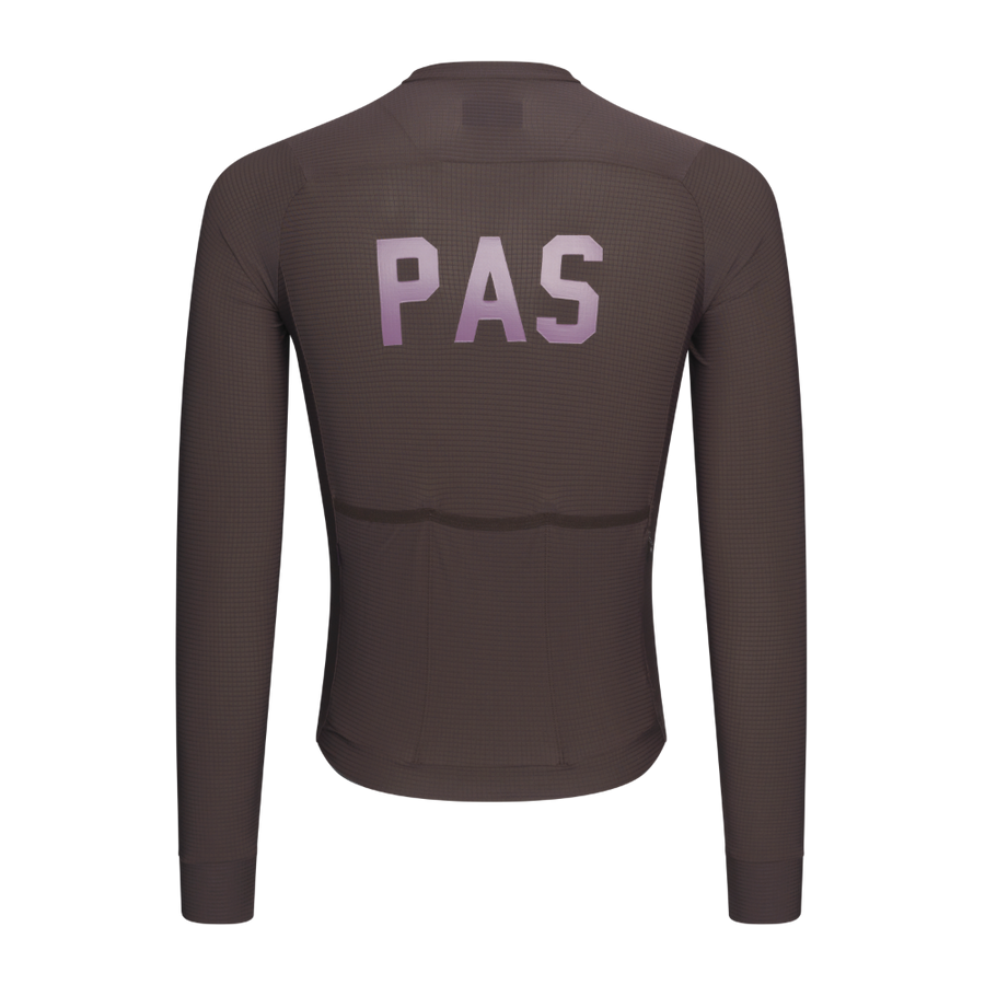 Pas Normal Studios Men's PAS Mechanism Pro Long Sleeve Jersey - Dark Red