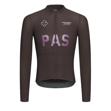 Pas Normal Studios Men's PAS Mechanism Pro Long Sleeve Jersey - Dark Red