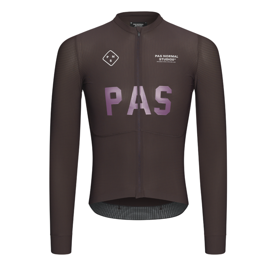 Pas Normal Studios Men's PAS Mechanism Pro Long Sleeve Jersey - Dark Red