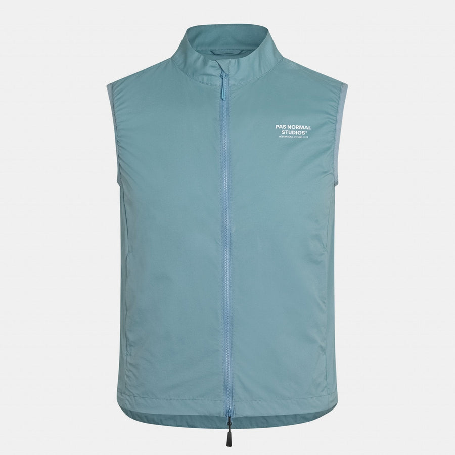 Pas Normal Studios Off-Race Stow Away Gilet - Dusty Blue