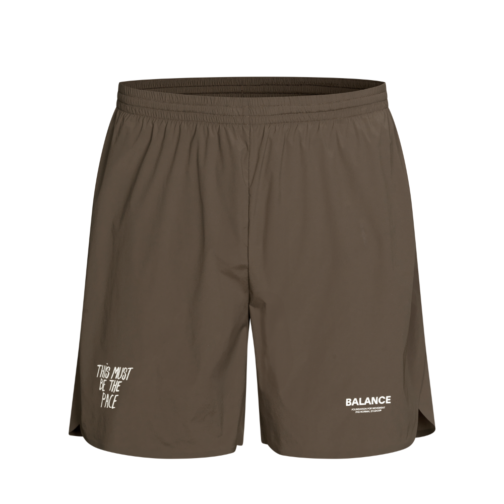 Pas Normal Studios Balance Shorts til mænd - Dusty Brown