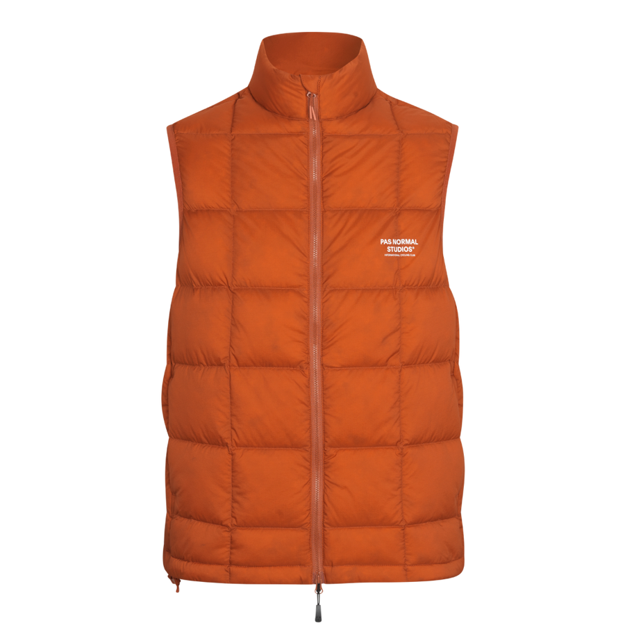 Pas Normal Studios Escapism Down Vest - Copper Orange