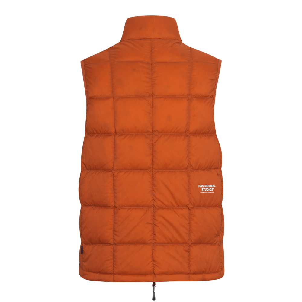 Pas Normal Studios Escapism Down Vest - Copper Orange