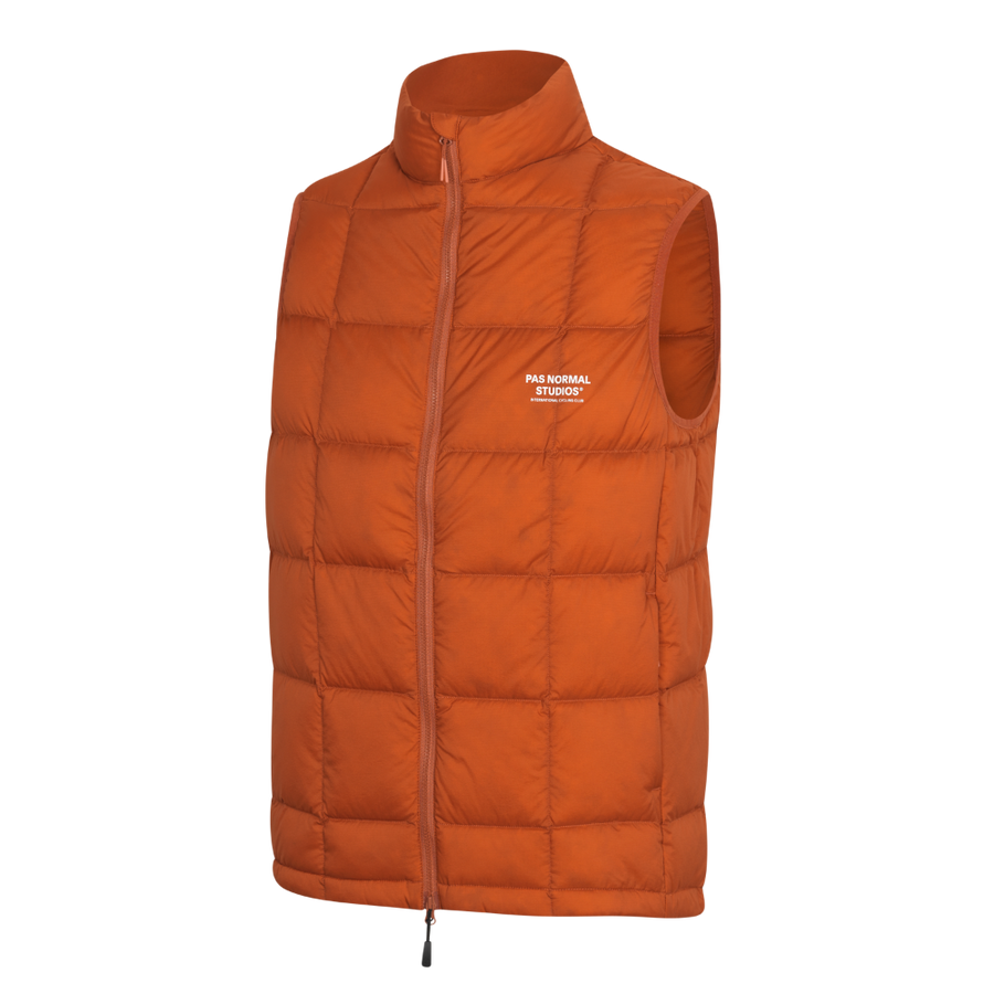 Pas Normal Studios Escapism Down Vest - Copper Orange