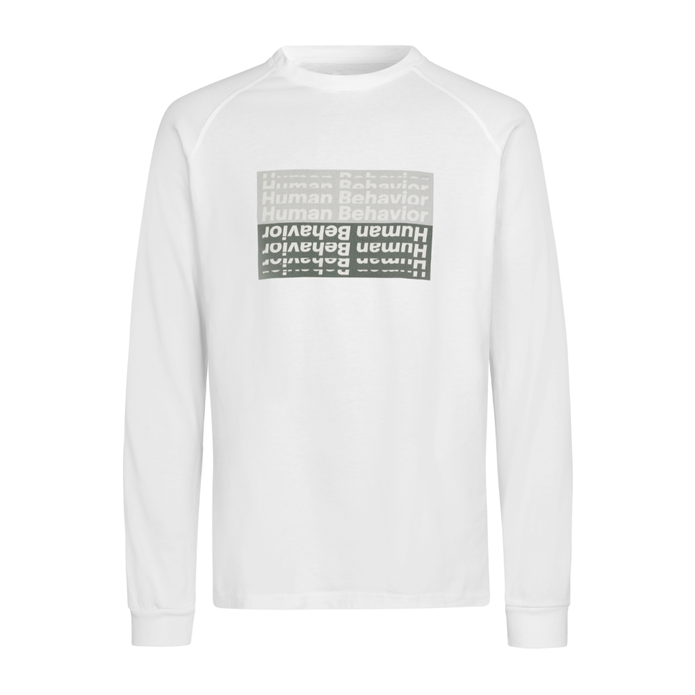 Pas Normal Studios - T.K.O. Off-Race Long Sleeve T-Shirt — White