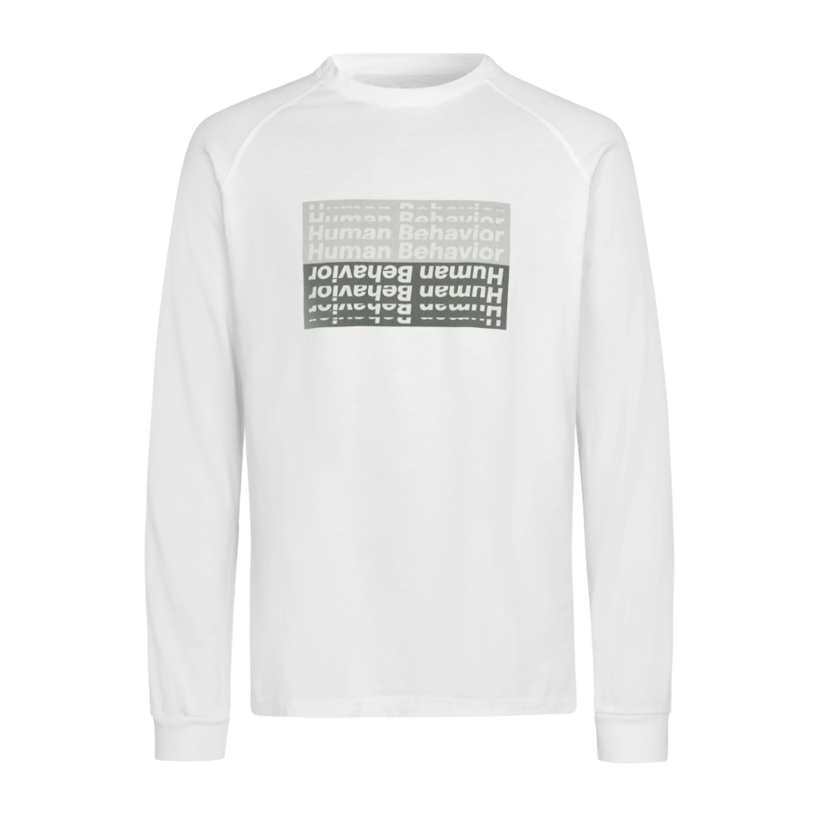 Pas Normal Studios - T.K.O. Off-Race Long Sleeve T-Shirt — White