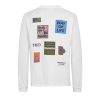 Pas Normal Studios - T.K.O. Off-Race Long Sleeve T-Shirt — White