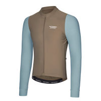 Pas Normal Studios Men's Mechanism Long Sleeve Jersey - Dusty Blue / Dark Stone