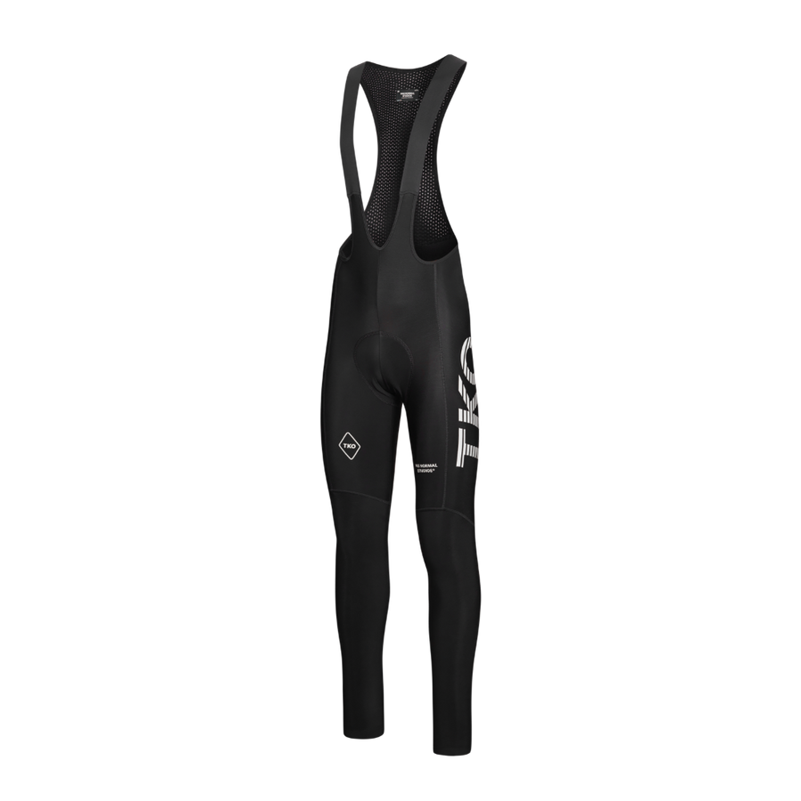 Pas Normal Studios Men's T.K.O. Essential Thermal Long Bib - Black