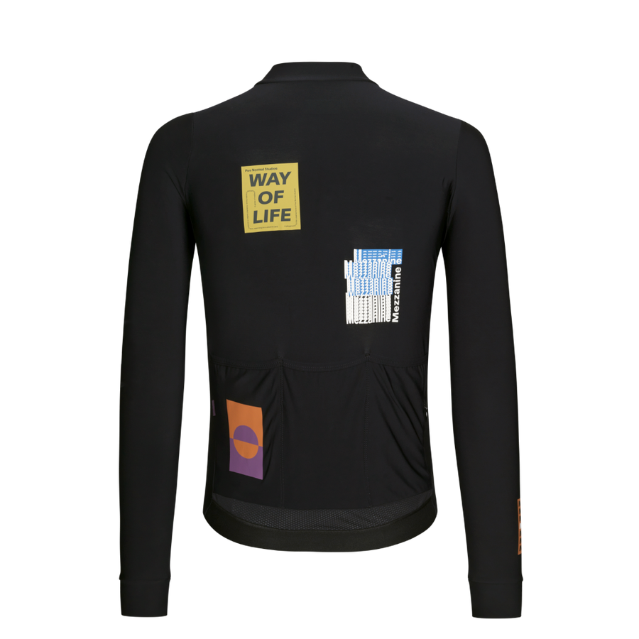 Pas Normal Studios Men's T.K.O. Mechanism Long Sleeve Jersey - Black