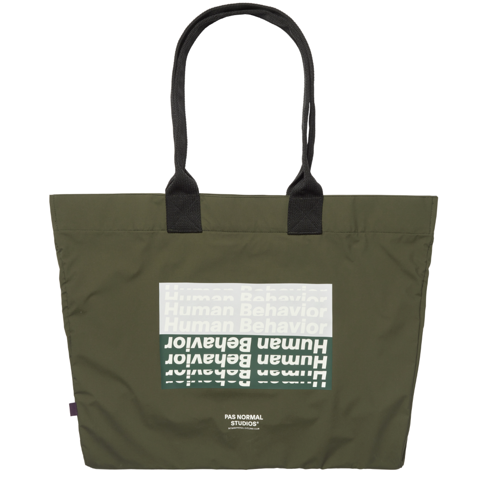 Pas Normal Studios T.K.O. Shield Tote Bag - Olive