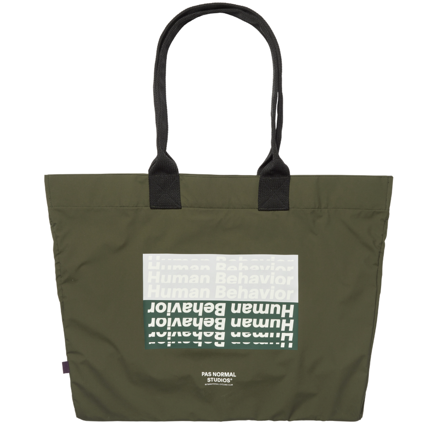 Pas Normal Studios T.K.O. Shield Tote Bag - Olive