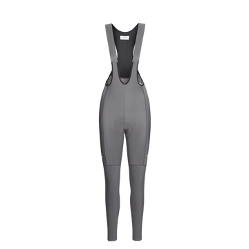 Pas Normal Studios Women's Essential Thermal Long Bibs - Stone Grey