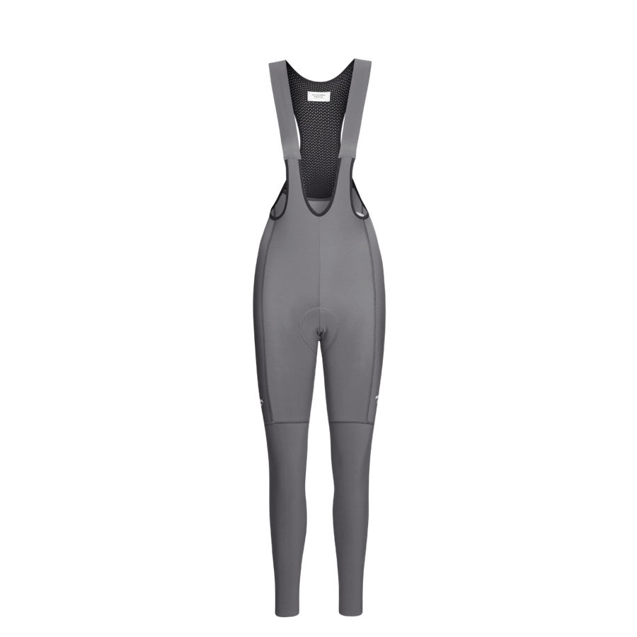 Pas Normal Studios Women's Essential Thermal Long Bibs - Stone Grey