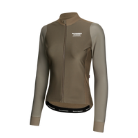 Pas Normal Studios Women's Mechanism Thermal Long Sleeve Jersey - Earth / Dark Stone