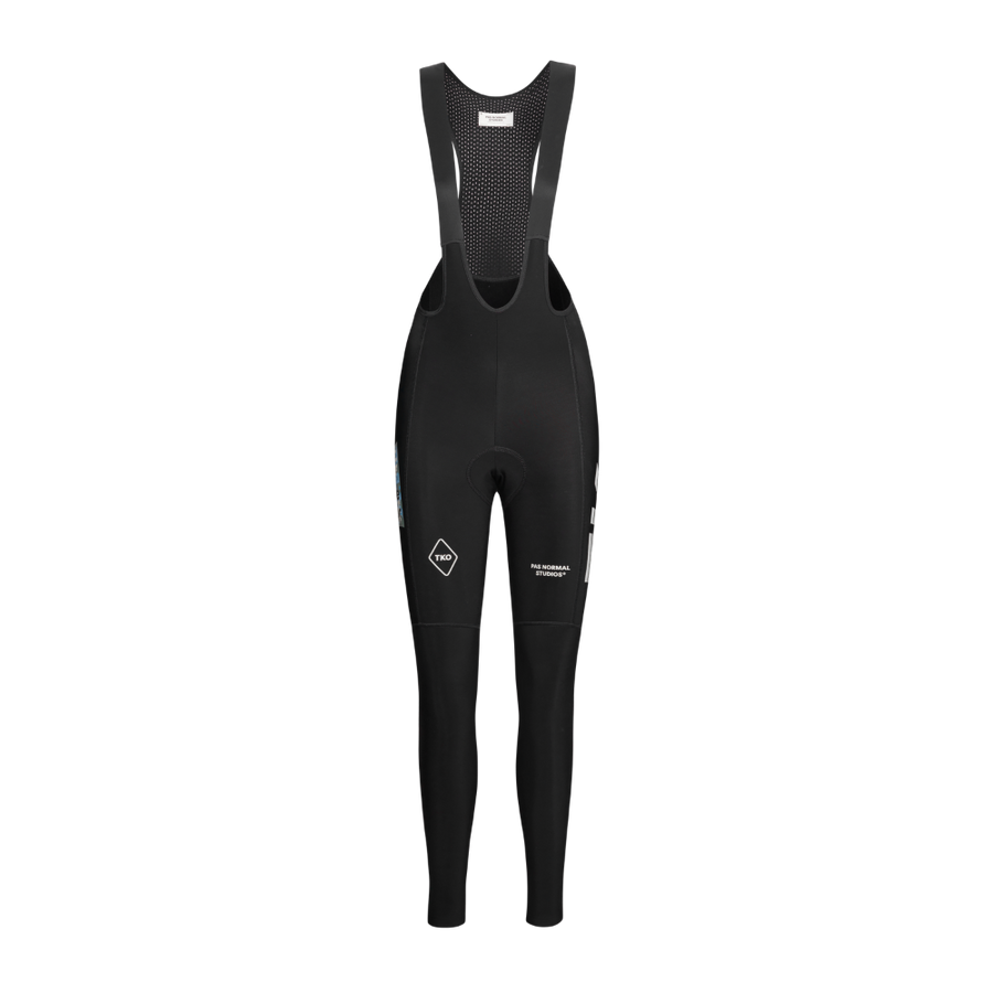 Pas Normal Studios Women's T.K.O. Essential Thermal Long Bibs - Black