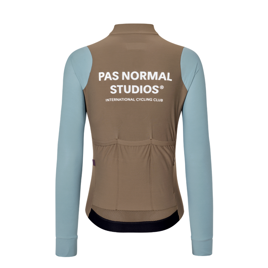 Pas Normal Studios Women's Mechanism Long Sleeve Jersey - Dusty Blue / Dark Stone