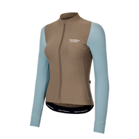 Pas Normal Studios Women's Mechanism Long Sleeve Jersey - Dusty Blue / Dark Stone