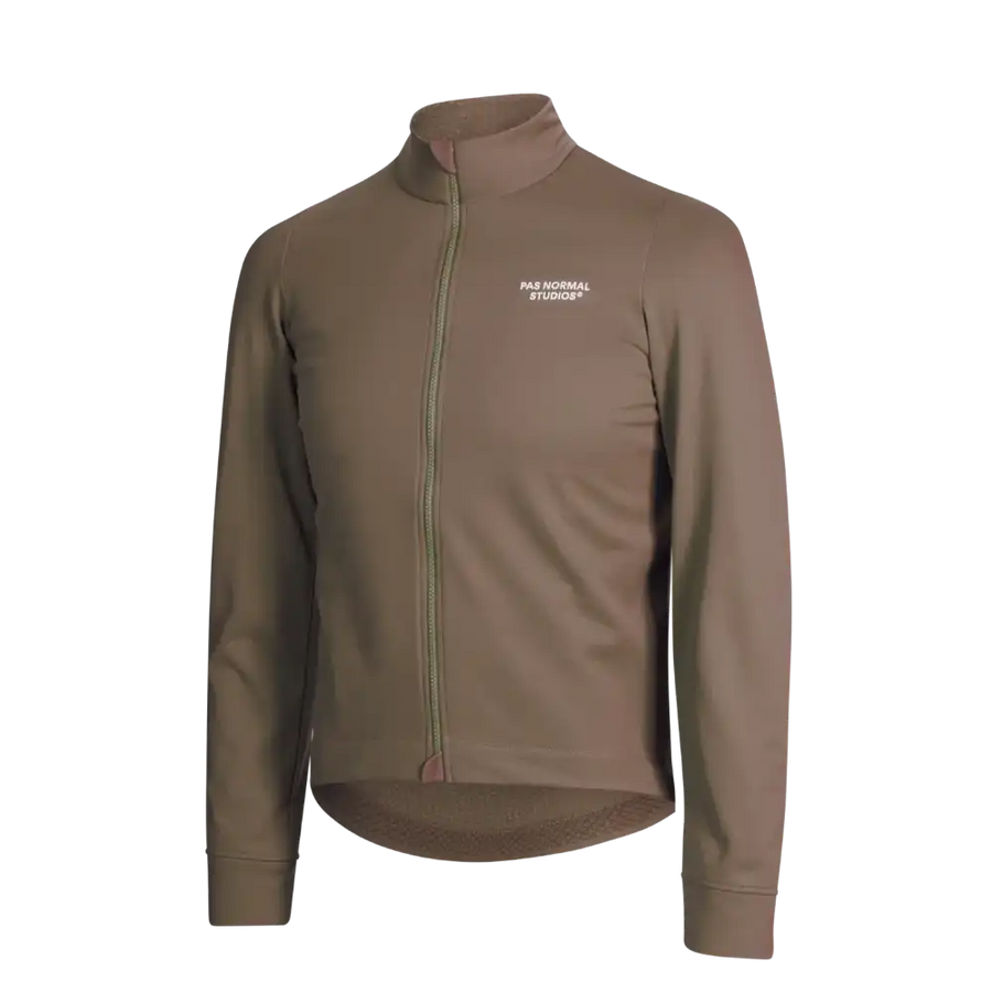 Pas Normal Studios Men's Essential Thermal Long Sleeve Jersey - Ash Brown