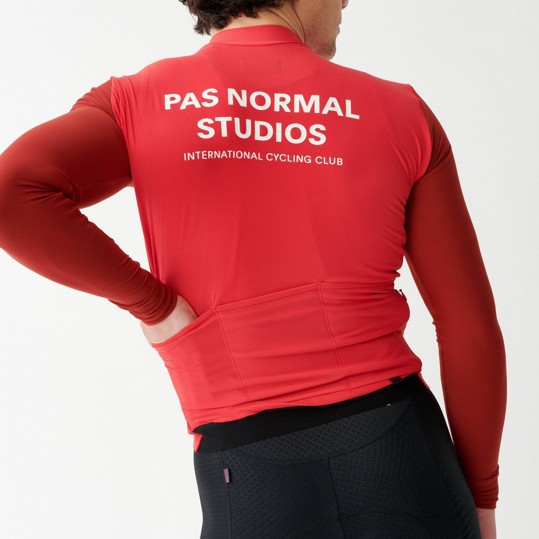 Pas Normal Studios Men's Mechanism Long Sleeve Jersey - Deep Red